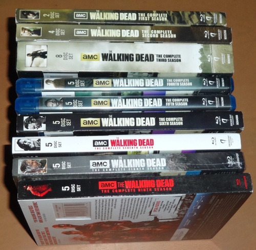 The Walking Dead Blu-ray Pack 9 Temporadas Originales De Usa