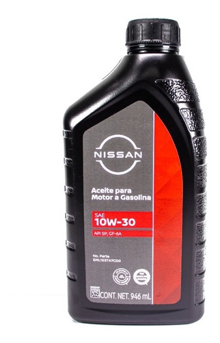 Aceite 10w-30 Para Motor Gasolina Nissan