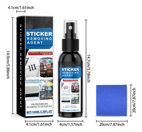 Juego De Adhesivos I, 100 Ml, Para Cristales De Coches, Pint
