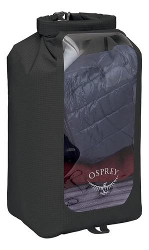 Osprey 20l Saco Seco Impermeable Con Ventana, Negro