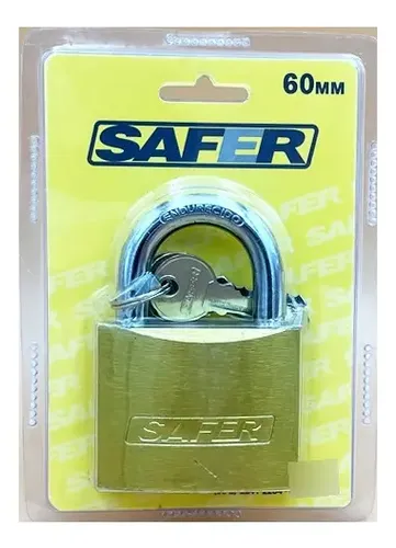 Candado Safer 60mm | Cuotas sin interés