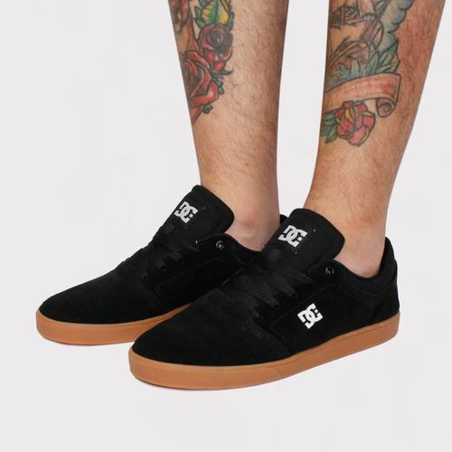 tênis couro dc shoes crisis la preto