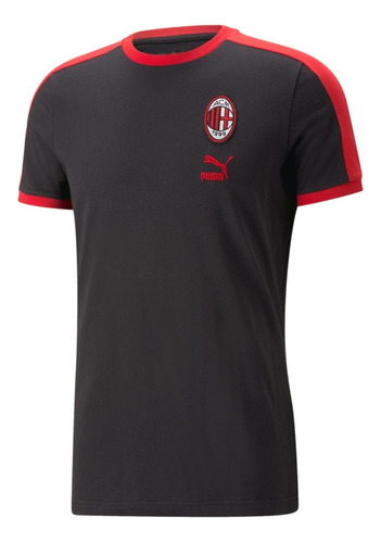 Playera Puma Del Milan De Italia Heritage T7 Black