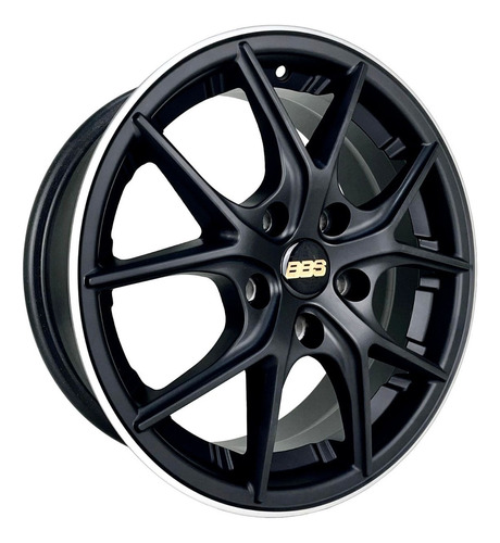 Jogo De Rodas Aro 16 5x114 Honda Civic Bbs Ci-r Racing M28 Cor Preto Fosco 5x114