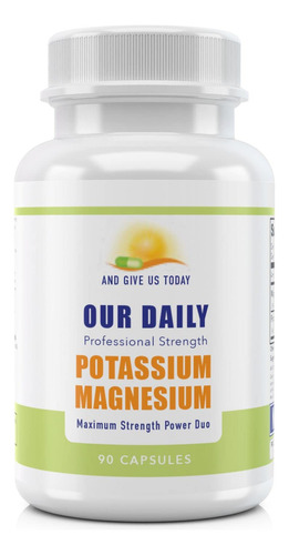 Our Daily Vites Magnesium Potassium Complex 90 Capsules Supp