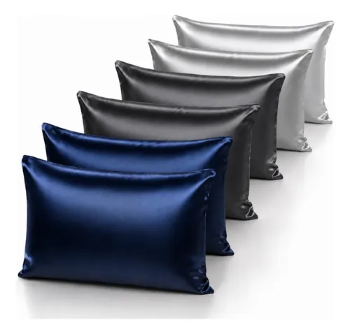 Autoestima Home Kit 6 Capas Travesseiro Fronhas De Cetim Antifrizz Pr