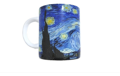 Taza Pintura De Vincent Van Gogh Noche Estrellada 