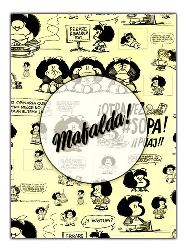Mafalda! Lámina Decoupage Autoadhesiva 30 X 42 Cm