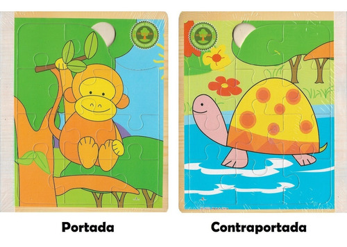 Libro Infantil Rompecabezas De Madera