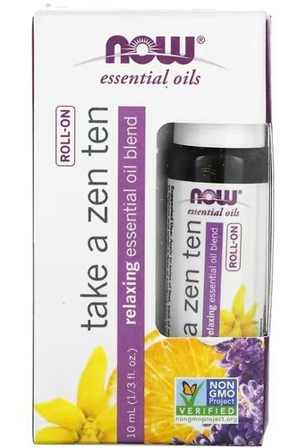Now Foods Take A Zen Ten Roll On Aceite Esencial 10 Ml