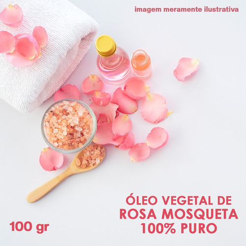 Imagem 1 de 1 de Óleo Vegetal De Rosa Mosqueta 100% Puro - 100ml