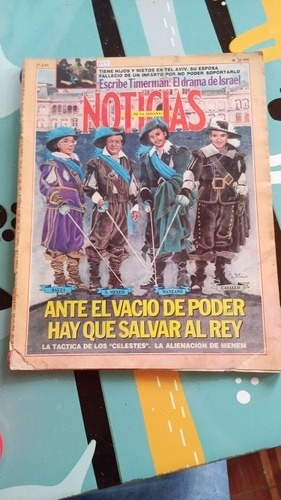 Revista Noticias Menem Cavallo 17 2 1991 N738