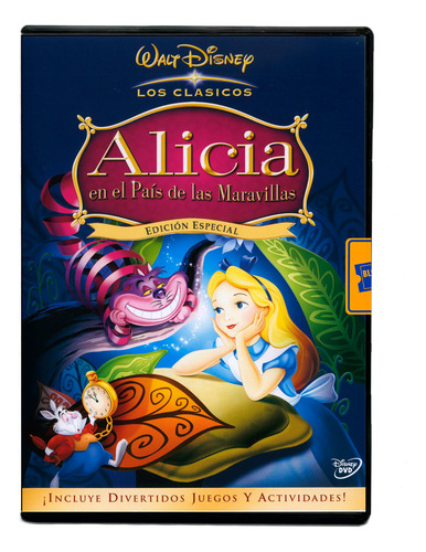 Alicia En El Pais De Las Maravillas Animada - Dvd En Caja