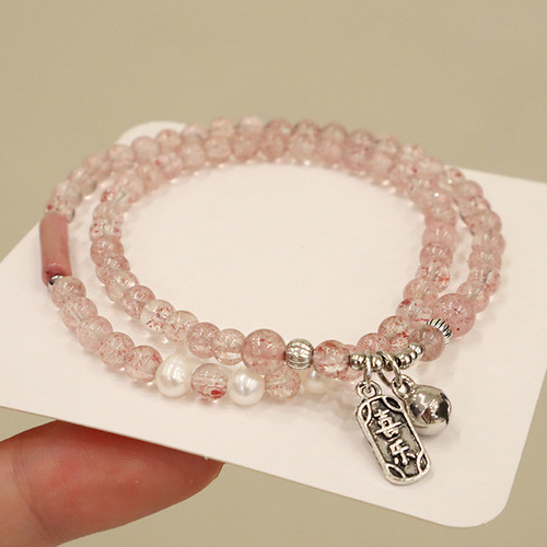 Pulsera De Amor Con Piedra De Luz De Luna De Cristal De Fres