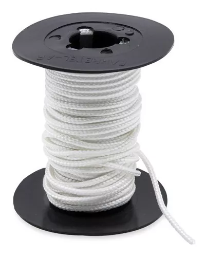 DTYGUIXE Cuerda de Persiana Blanca de 1 mm Rollo de Cordón para Estores de  150 Yardas Cuerda para Persianas Venecianas Universal Cordón para  Ventilador de Techo Recambios para Estores de Cordón 