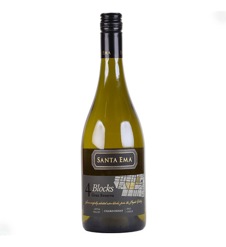 Vinho Bco Chileno Santa Ema Gran Reserva Chardonnay Blocks4