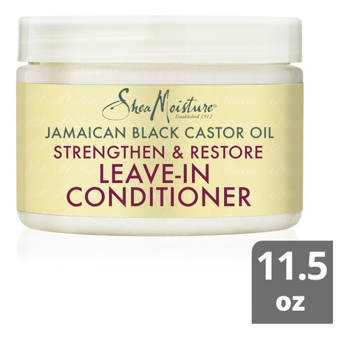 Shea Moisture Restauración Crema Ricino Negro De Jamaica 