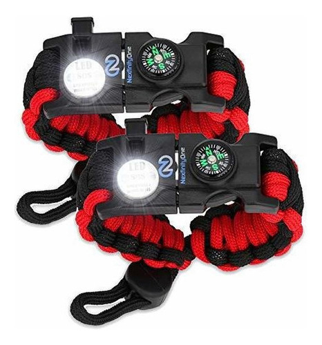 Nexfinity One Survival Paracord Pulsera Kit De Equipo De Eme