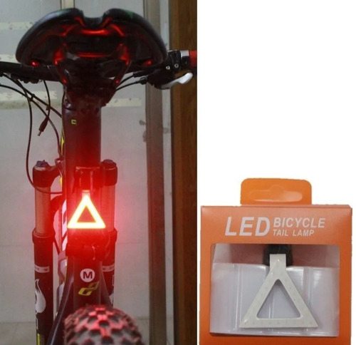 Luz Led Bicicleta Recargable Triangulo Luz Led Potente
