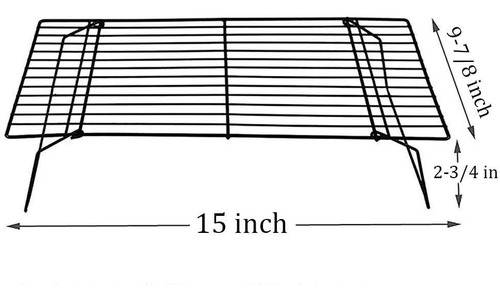 Kingrol 2 Pack 3-tier Apilable Rejilla, Antiadherente Wire C