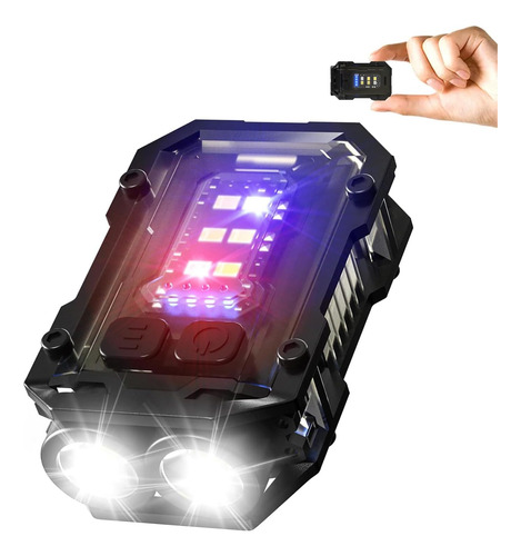 Mini Llavero Linterna Led Con Luz Lateral Y Usb C
