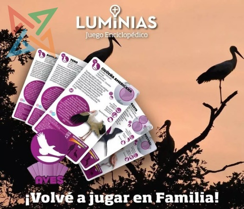 Luminias Aves - Cartas Educativas - Envío Gratis!!