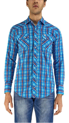 Camisa Vaquera Wrangler Hombre Manga Larga G44