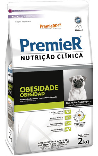 Premier Nutrición Clínica Para Perros Con Obesidad 2kg
