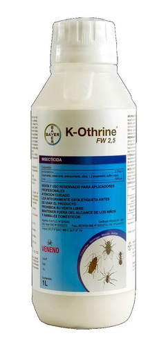 K-othrina 0,75 - Insecticida De Alta Eficiencia De Bayer 1lt