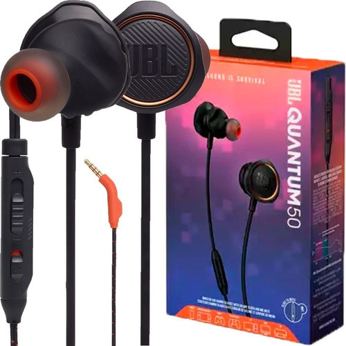 Auriculares Jbl Quantum 50  Cable Gaming Control Volumen