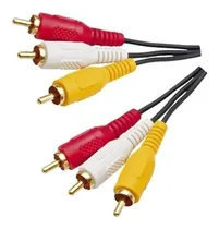 Comprar Cabo Audio\u002Fvideo Rca 2m Video Tv Lcd Led Dvd 