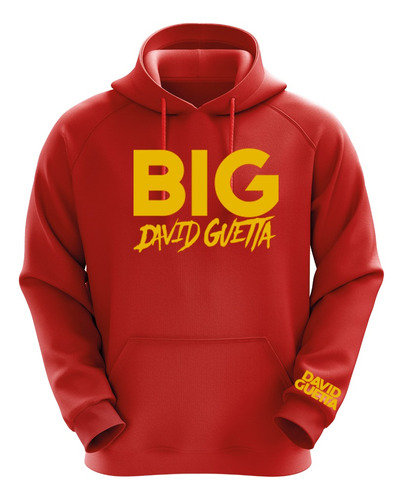 Polerón Rojo David Guetta Diseño 1