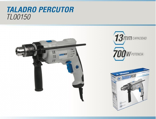 Taladro Percutor Thunder Plus 13mm 700w - Velocidad Variable