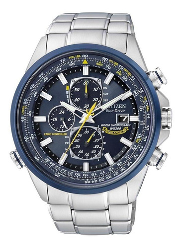 Reloj Citizen Hombre At8020-54l Blue Angels Radio Controlado