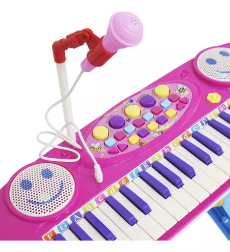 Teclado Infantil Iniciante Portátil Spring Musical TCI37 - King