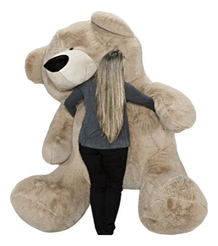 Urso Ursa Gigante Grande Pelúcia 2 Metros 200 Cm Vai Cheio