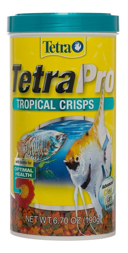 Alimento Tetrapro Tropical Crisp De 190 Grs Peces Acuario 