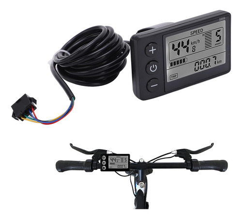 Medidor Lcd Con Pantalla De Bicicleta E, Soporte De Pantalla
