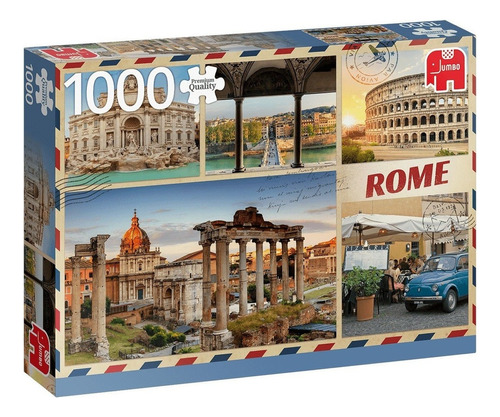 Puzzle Jumbo X 1000 Saludos Roma New Toy Pce 18862 Bigshop