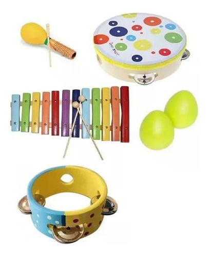 Set De Instrumentos Musical Educación Básica