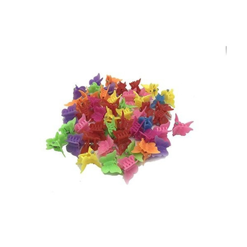 50 Pack De 90 De Las Pinzas De Pelo De La Mariposa, De 90 Cl