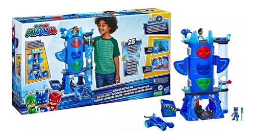 Pista Pj Masks Deluxe Batalla Hq Playset