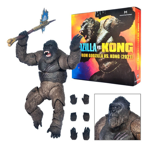 Figura De Acción De King Kong Contra Godzilla, Película, Jug