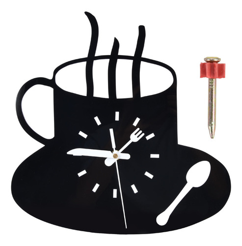 Reloj De Pared Pequeño For Cocina Moderno 3d Estilo Taza .