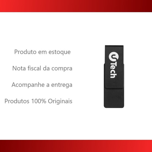 Imagem 3 de 5 de Pen Drive Utech 32gb Usb-a 2.0 Compatível Com Windows E Mac