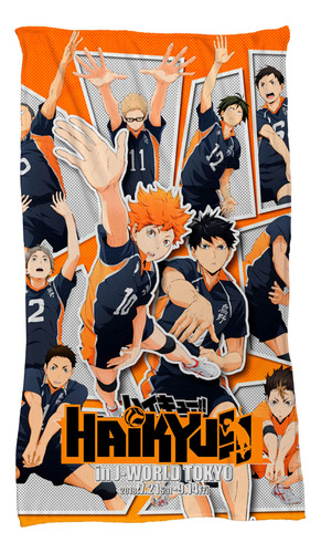 Cobija Frazada Anime Haikyuu Voleibol Ligera Ultrasuave 