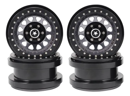 Cerchi In Metallo Beadlock 2.2'' Per RC Crawler 1/10 - AXSPEED (4 Pezzi)