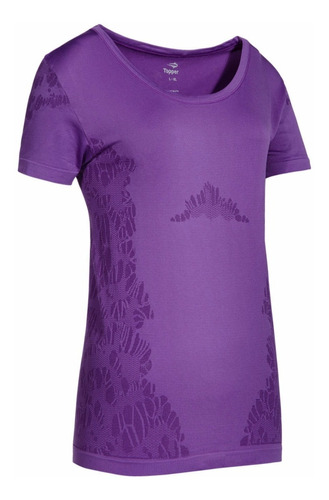 Remera Topper Seanless Violeta Royal Mujer