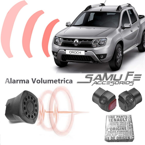 Alarma Volumetrica Renault Oroch Instalada