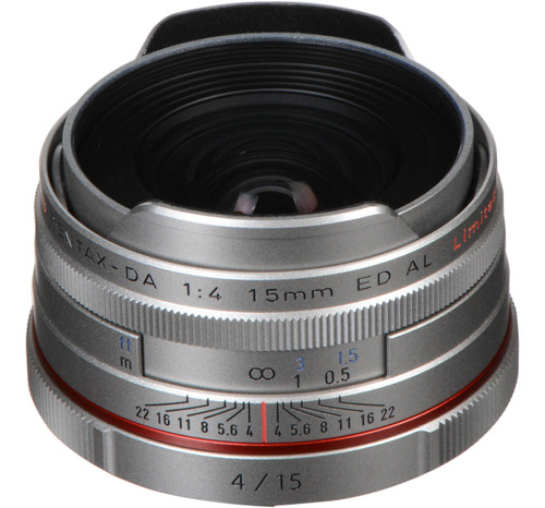 Pentax Hd Pentax Da 15mm F/4 Ed Al Limited Lente (silver)